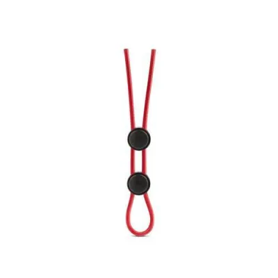 Stay Hard Silicone Double Loop Cock Ring Red