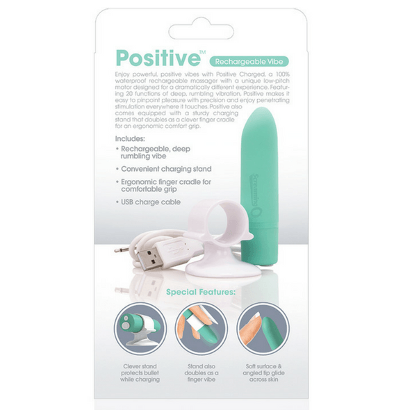 Charged Positive Rechargeable Waterproof Ergonomic Bullet Vibrator by Screaming O — image 9 of 9