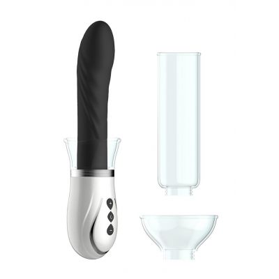Twister 4 in 1 Rechargeable Couples Pump Kit Black