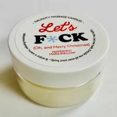 Kama Sutra Massage Candle LET S F CK Peppermint Marshmallow