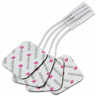 Mystim Electrodes For Tens 4 Pack Square