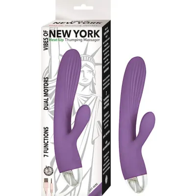 Nass Toys Vibes Of New York Heat Up Thumping Massager