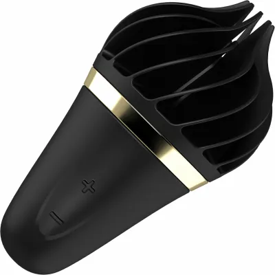 Satisfyer Sweet Treat Rotating Silicone Rechargeable Clitoral Stimulator Black Gold