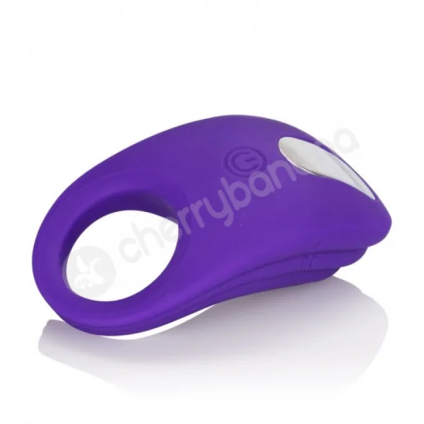 Silicone Rechargeable Purple Passion Enhancer Cock Ring