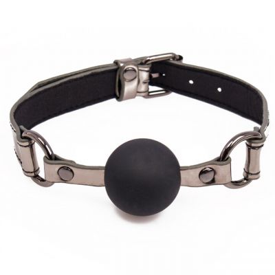Bondara Steampunk Faux Leather Ball Gag