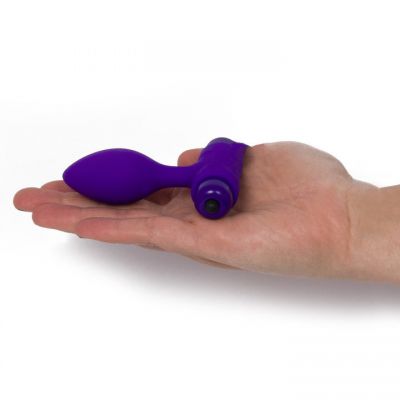 Bondara Purple 10 Function Vibrating Bullet Butt Plug 3 5 Inch