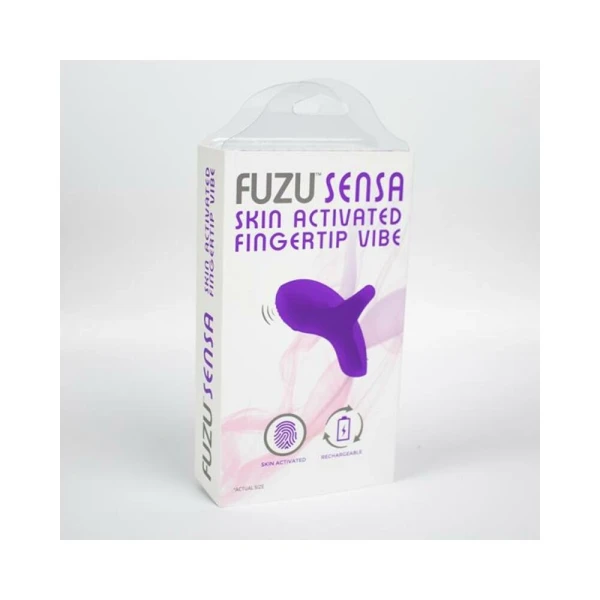 Clitoral Stimulation: Fuzu Sensa Rechargeable Skin-activated Fingertip Vibe Purple