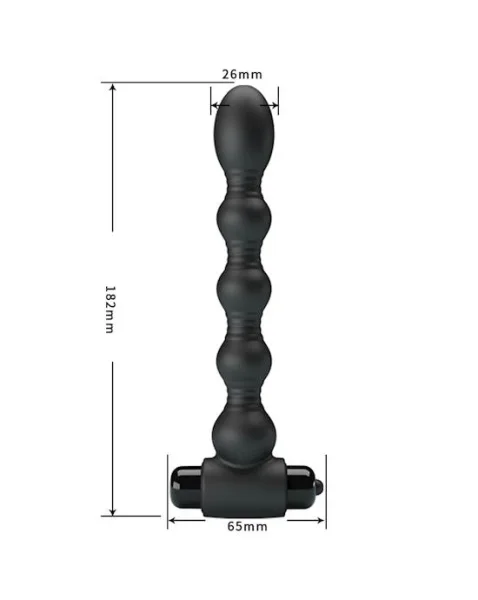 Lynn Anal Bead Vibrator - 7.1 Inch