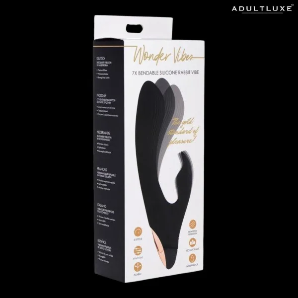 Wonder Vibes Bendable Silicone Rabbit Vibe