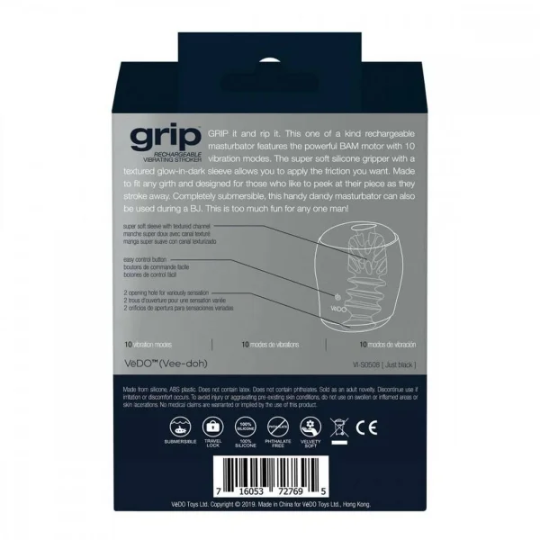 Vedo Grip Masturbation Sleeve — image 6 of 6