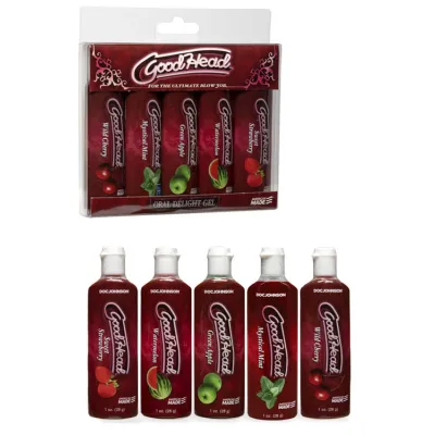 Doc Johnson GoodHead The Ultimate Blow Job Gel 5 Pack
