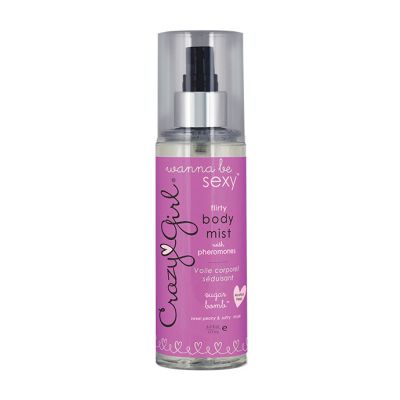 Crazy Girl Wanna Be Sexy Flirty Body Mist Sugar Bomb 6 Oz