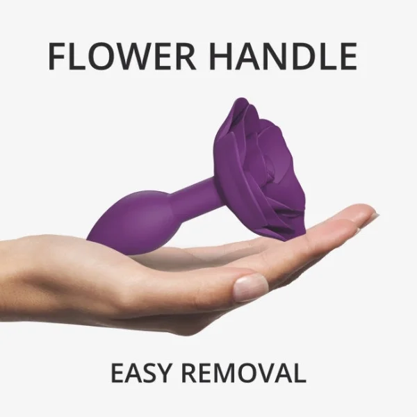 Love to Love Open Roses Small Silicone Butt Plug