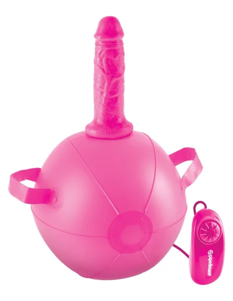 Dillio Vibrating Mini Sex Ball with 6in Dildo