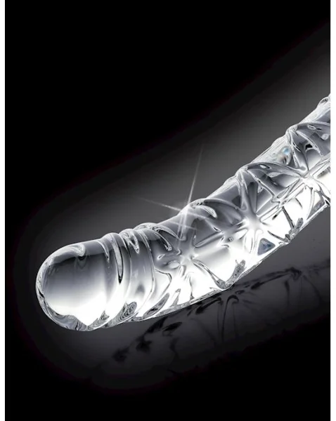 Icicles Textured Teaser - Clear - 6 Inch