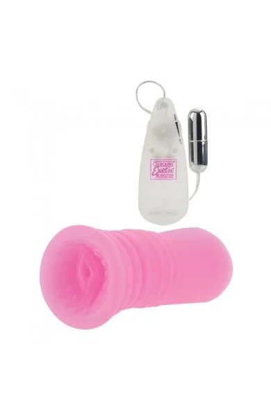 Sue Johanson Glow In The Dark Vibrating Super Head Honcho Pink