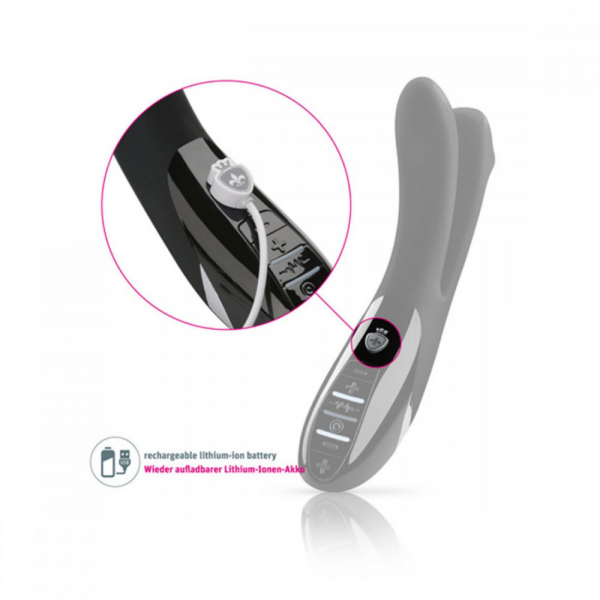 Mystim Tingling Apart E-Stim Black Vibe