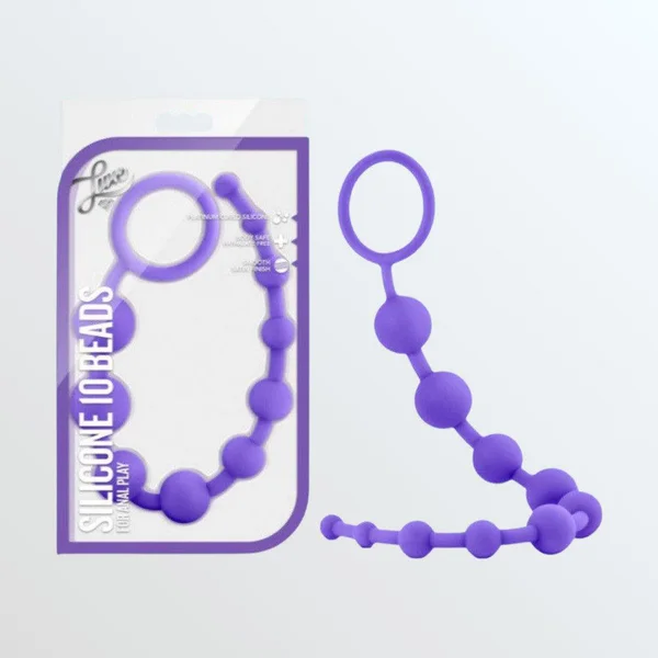 Luxe Silicone Anal Beads with 10 Beads — image 19 of 22