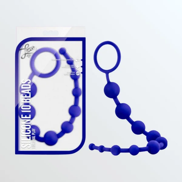 Luxe Silicone Anal Beads with 10 Beads — image 22 of 22