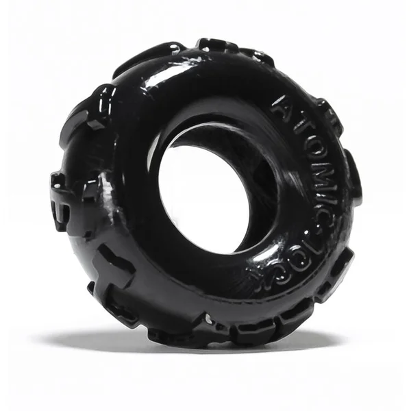 Jelly Bean Rubber Cock Ring - Black — image 11 of 11