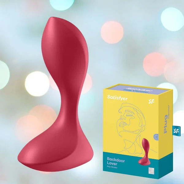 Satisfyer Backdoor Lover Anal Vibrator - Red — image 11 of 15