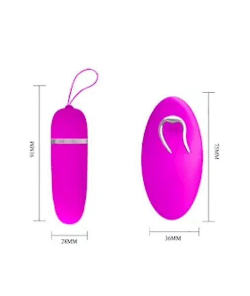 Debby Vibrator Stimulator Egg - Pink - 3.5 Inch — image 8 of 9