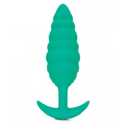 b Vibe Zoe Ligon Collection Twist Ribbed Texture Butt Plug
