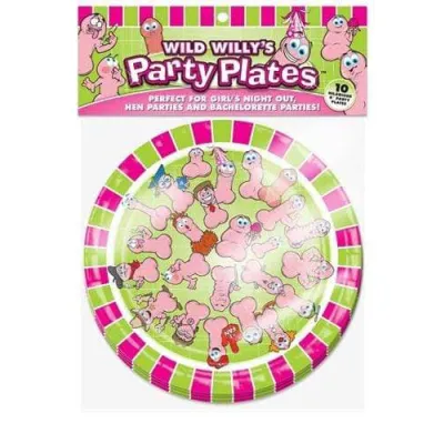 Wild Willys Party Plates 10 Count
