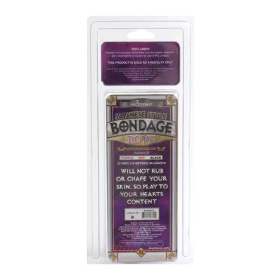 Japanese Style Bondage Cotton Rope Purple