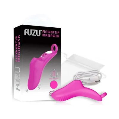 Clitoral Stimulation Fuzu Sensa Rechargeable Skin activated Fingertip Vibe Pink
