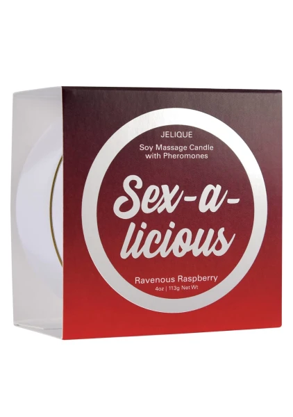 Jelique Sex-A-Licious Ravenous Raspberry  Massage Candle