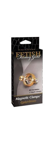 Fetish Fantasy Gold Magnetic Clamps Gold