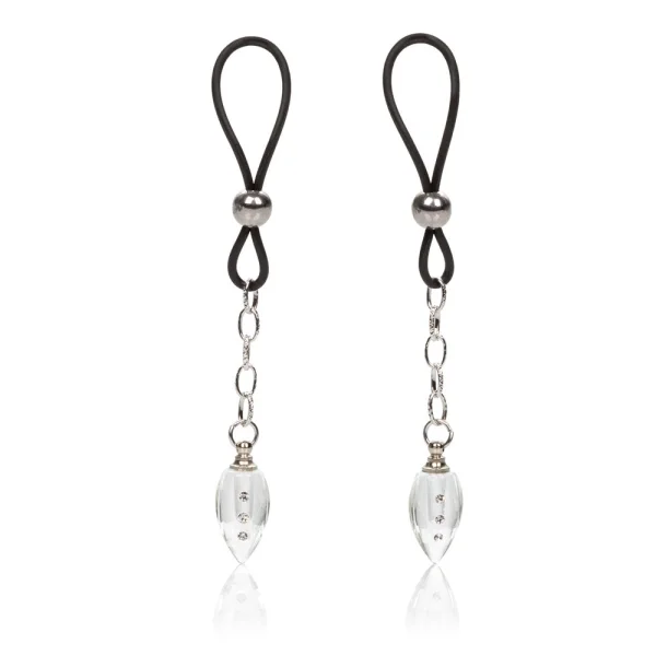 Nipple Play Non-Piercing Nipple Jewelry - Crystal Teardrop