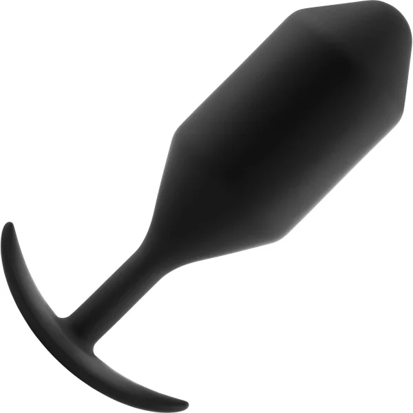 B-Vibe Snug Plug 5 Black Large Butt Plug