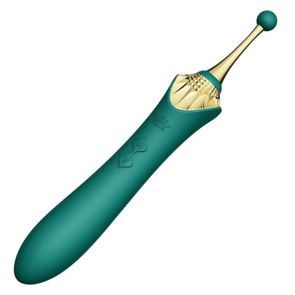 Bess Clit Massager in Turquoise Green by Zalo