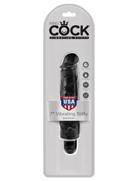 King Cock 7 in. Vibrating Stiffy