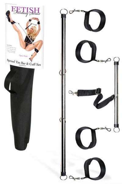 Pipedream Arm & Leg Spreader Bars With Cuffs
