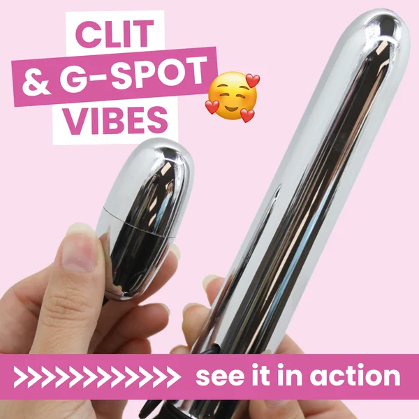 Dual Silver Vibrator & Bullet Combo — image 16 of 25