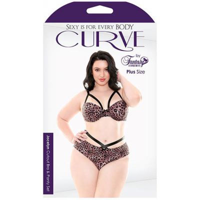 Jocelyn Cutout Bra panty Set 3X 4X