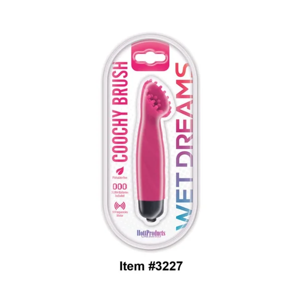 Wet Dreams Coochy Brush 10 Function Magenta — image 5 of 5