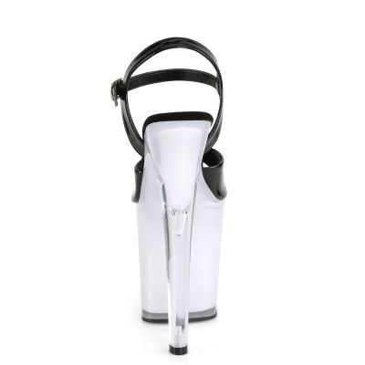 8 inches Heel 4 inches PF LED Illuminated Ankle Strap Sandal