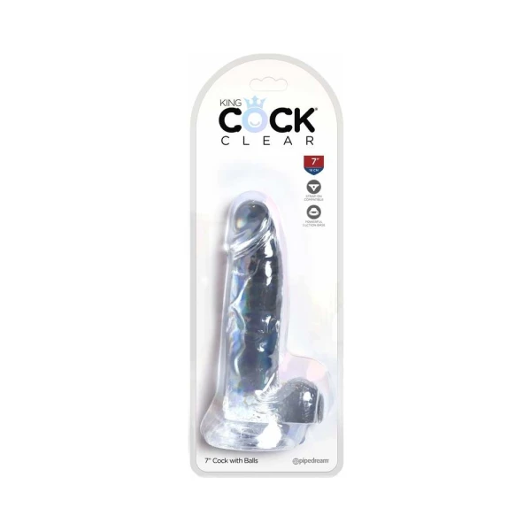 King Cock Clear 7in Cock With Balls — image 16 of 16