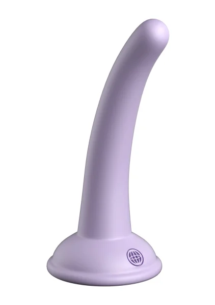 Dillio Platinum Curious Five Silicone 5" Suction Cup Dildo - Lavender