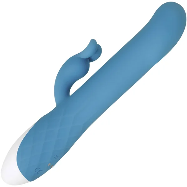 Big Soft Bunny Rechargeable Waterproof Dual Stimulation Vibrator By Evolved Novelties