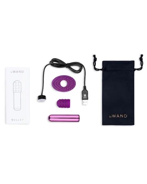 Le Wand Chrome Bullet  - Pink - 3.1 Inch