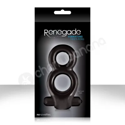 Renegade Black Vibrating Men s Cock Ring