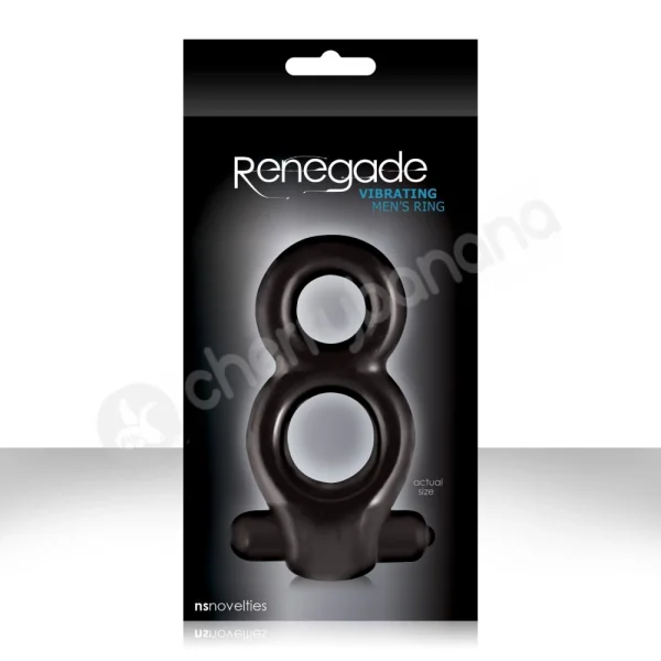 Renegade - Black Vibrating Men's Cock Ring