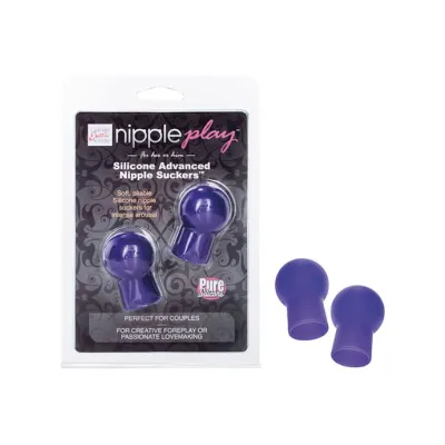 Silicone Advanced Nipple Suckers Purple