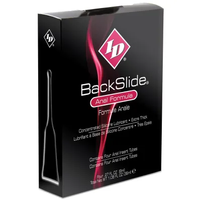 ID Backslide Anal Lubricant 27 oz Tube Box of 4