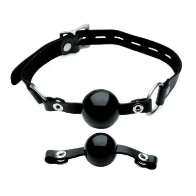 Isabella Sinclaire Interchangeable Silicone Ball Gag Set Black